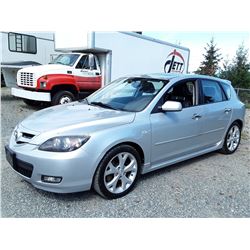 I6 --  2008 MAZDA 3 , Silver , 253961  KM's