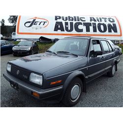 A4 --  1986 VW JETTA TDI , GREY , 187879  KM's "NO RESERVE"