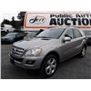 Image 1 : C6B --  2009 MERCEDES ML320 BLUETECH , Grey , 138291  KM's