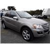 Image 2 : C6B --  2009 MERCEDES ML320 BLUETECH , Grey , 138291  KM's