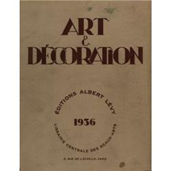 Art et Decoration 1936 - 1 piece