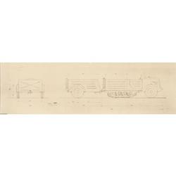 Carlo Mollino Blueprint - 1 piece