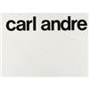Image 3 : Carl Andre Monographs - 6 pieces