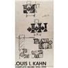 Image 1 : Louis I. Kahn Monographs A - 8 pieces