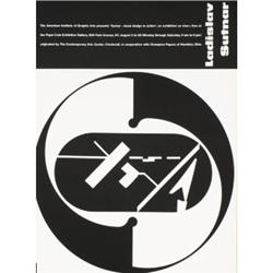 Sutnar Exhibition Poster with Pamphlet 