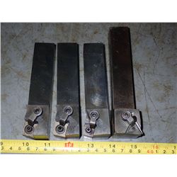 (4) 1" x 1" Carboloy Lathe Turning Tools