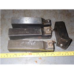 (4) 1.25" x 1.5" Lathe Turning Tools