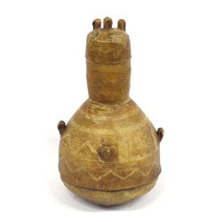 Vintage Tribal Leather Canteen