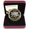 Image 1 : 2019 Canada 1-cent Big Coin 5oz Reverse Gold Plated .9999 Fine Silver Coin (missing outer sleeve) TA