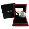 Image 1 : 2018 Canada $50 Maple Leaves in Motion 5oz Antiqued Curved Fine Silver Coin (TAX Exempt).