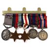 Image 2 : Group of 5 WWII Medals including the Prestigious Distinguished Flying Medal (FS W. H. Magill). We ar