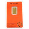 Image 1 : Valcambi Suisse 2.5g .9999 Fine Gold Bar in Hard Plastic Certificate (TAX Exempt).