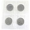 Image 2 : 2012 Canada 1oz Cougar .9999 Fine Silver Maple Leafs in Sealed Mint Plastic Sheet. 4pcs (TAX Exempt)