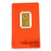 Image 1 : Valcambi Suisse 5g .9999 Fine Gold Bar in Hard Plastic Certificate (TAX Exempt).