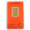 Image 2 : Valcambi Suisse 5g .9999 Fine Gold Bar in Hard Plastic Certificate (TAX Exempt).