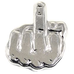 3oz Beaver Bullion Middle Finger .999 Fine Silver (TAX Exempt).