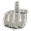 Image 1 : 3oz Beaver Bullion Middle Finger .999 Fine Silver (TAX Exempt).