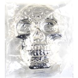 5oz Beaver Bullion .999 Fine Silver Skull (TAX Exempt).