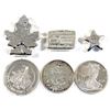 Image 1 : Lot of Various Sized .999 Fine Silver Pieces - 1/2oz Year of the Dragon, 1/2oz Golden State Mint, 1/