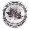 Image 1 : 2017 Canada 10oz Magnificent Maple Leaves .9999 Fine Silver Coin in Capsule (scratched capsule) TAX 