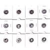 Image 2 : Mixed Lot of 12x 1 Gram World Silver Bullion Fine Silver Copy Coins. You will receive 8 different de