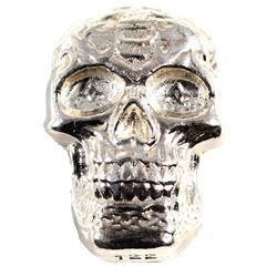 Beaver Bullion 5oz .999 Fine Silver Poured Skull (TAX Exempt)