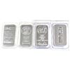 Image 1 : Assorted 1oz .999 Fine Silver Bars Sealed in Plastic - Johnson Matthey, Sunshine Minting, Silvertown