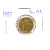 Image 1 : 1989 Canada 1/10oz .9999 Fine Gold Maple Leaf (TAX Exempt).