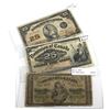 Image 1 : 1870, 1900 & 1923 Dominion of Canada Notes - One Example of Each Year Printed. 3pcs
