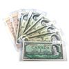 Image 1 : Lot of 1954-1986 $1 & $2 Bank of Canada Replacement Notes - 1954 $1 BC-37bA-i *B/M Prefix, 4x 1973 $
