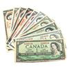 Image 1 : 1954 $1 & $2 Bank of Canada Notes - 5x of Each Denomination. 10pcs