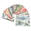 Image 1 : Complete Denominational Type Set of the 1970's Multi-coloured Series. Included are Nine Notes, one o