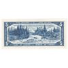 Image 2 : 1954 $5 BC-39b Bank of Canada, Beattie-Rasminsky, Neat Serial Number Z/S0303303 UNC.