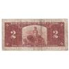 Image 2 : 1937 $2 BC-22c, Bank of Canada, Coyne-Towers, D/R9092541, F-VF (Minor stain).