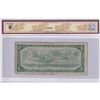 Image 2 : 1954 $1 BC-37b, Bank of Canada, Beattie-Rasminsky Note with Neat Serial Number W/N7771677, BCS Certi