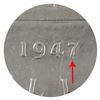 Image 3 : 1947 Canada Silver $1 Pointed 7 ICCS Certified F-12.