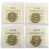 Image 2 : 2013, 2014, 2015 & 2016 Canada Loon $1 ICCS Certified MS-65. 4pcs