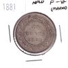 Image 1 : 1881 Newfoundland 50-cent F-VF (Marks).