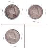 Image 2 : 1906, 1908 & 1909 Canada 50-cent G-VG (coins contain various impairments). 3pcs