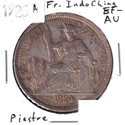 1926A French Indo-China Piastre EF-AU.