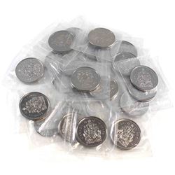 25x 2003WP Canada New Effigy 50-cent Proof-like in Sealed Mint Plastic. 25pcs