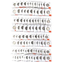 1922-1930 Canada 5-cent in Good to Very Fine. 107pcs