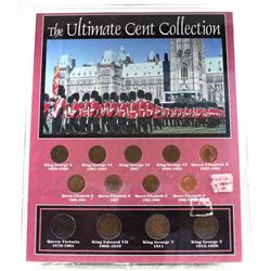 The Morgan Mint Canada The Ultimate Cent Collection 13-Coin Set in Hard Plastic Casing. Features all