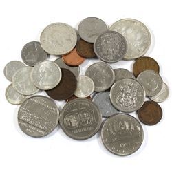 Assortment of Canadian Coinage Old to Modern. You will receive total of 7.46 face value
