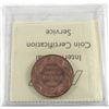Image 2 : 1-cent 1917 ICCS Certified MS-64 Red & Brown. A primarily red coin with soft satin fields. Great eye