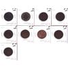 Image 1 : Group Lot 9x Victorian Canada Large 1-cent. Lot includes: 1893 x2, 1895, 1896x2, 1898H, 1899, 1900 &