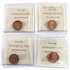 Image 2 : Group Lot 4x 1-cent ICCS Certified. Lot includes: 1950 MS-64, 1952 MS-64, 1956 PL-65, & 1957 MS-65. 