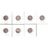 Image 2 : Group Lot 7x George 5th Silver 10-cent. Lot includes: 1915, 1916, 1917, 1918, 1919, 1920, & 1921. Al