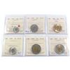 Image 1 : Group Lot of 6x ICCS Certified Specimen coins. Lot includes: 1997 10c SP-67, 1997 25c SP-67, 1996 Lo