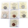 Image 2 : Group Lot of 7x ICCS Certified Proof-Like coins. 1963-1965. 7pcs